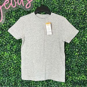 NWT Gymboree Grey Always Soft Tee Sz 7